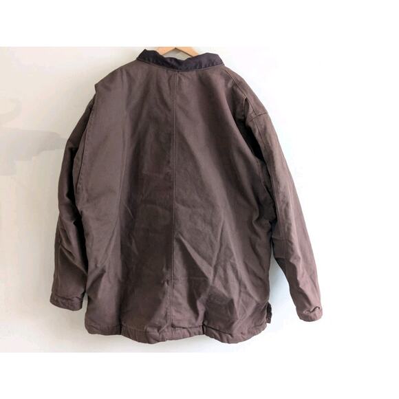 Berne Bark Canvas Insulated Shop Coat Mens 3XLT Workwear Utility Barn Coat Chore - Picture 11 of 11
